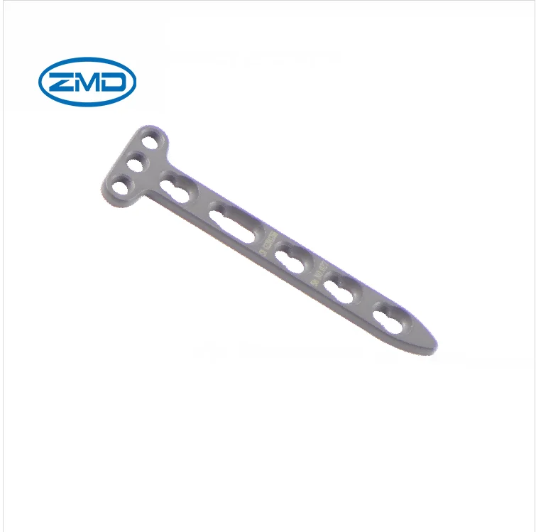 China Orthopedic Implant Titanium Radius Distal T Shaped Locking Plate