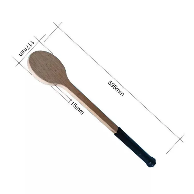 Hot Sales Wooden Dessert Tennis Racket Home Bullseye Pointer Drill Racket  Wooden Spoon Tennis Racket