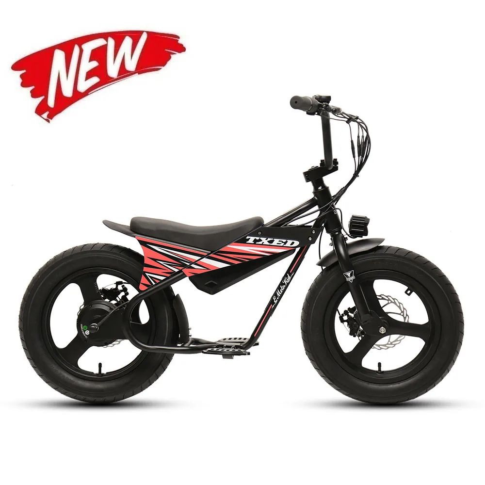 TXED 16 inch child electric kids bicycle mini bike Single Speed fat tire electric bicycle boys dirt bike bicycle for sale