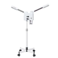 Best Seller 2 in 1 Hot And Cold Double Head Spray Face Steamer Nano Facial Mist Sprayer with stand