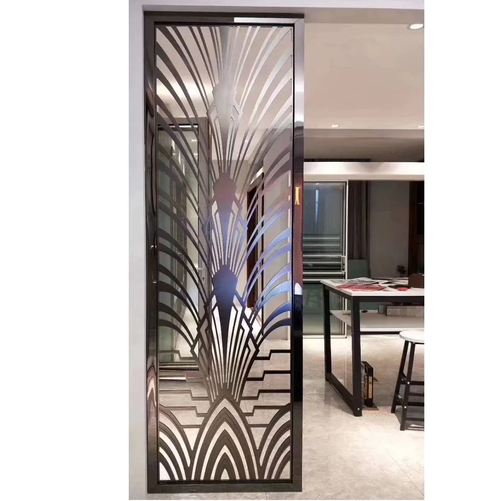 Screen led water bubble wall room divider panel rustic fish interior outdoor balcony metal divider screen