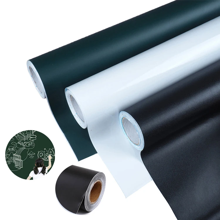 Магнитная доска контактная бумага сухая стираемая для письма зеленая/белая/черная дома/детской комнаты/классной