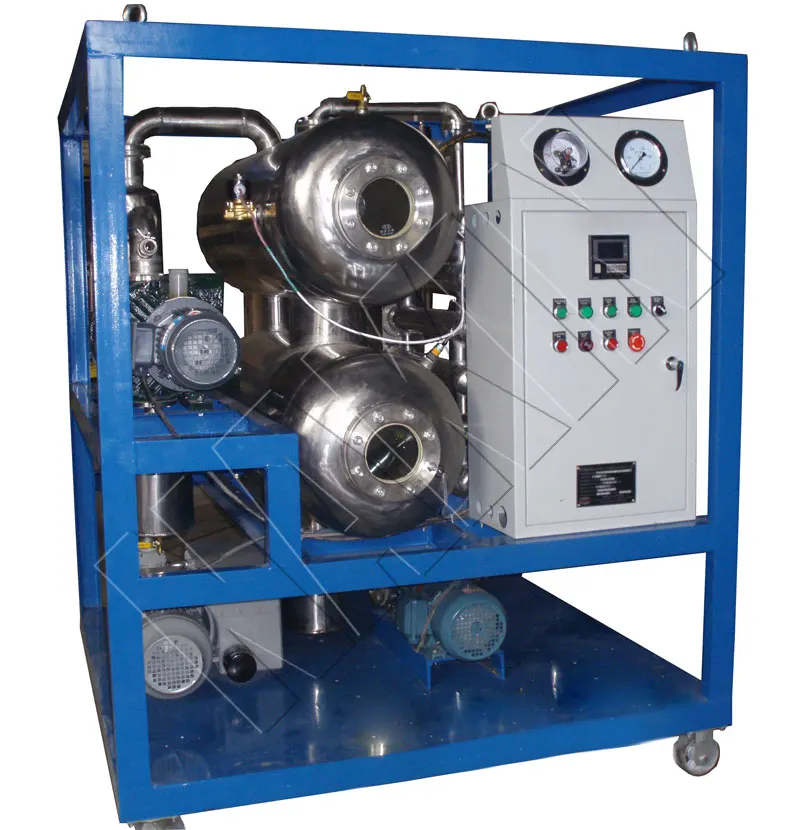 Waste Oil Double-Stage Vacuum Transformer Oil Purifier