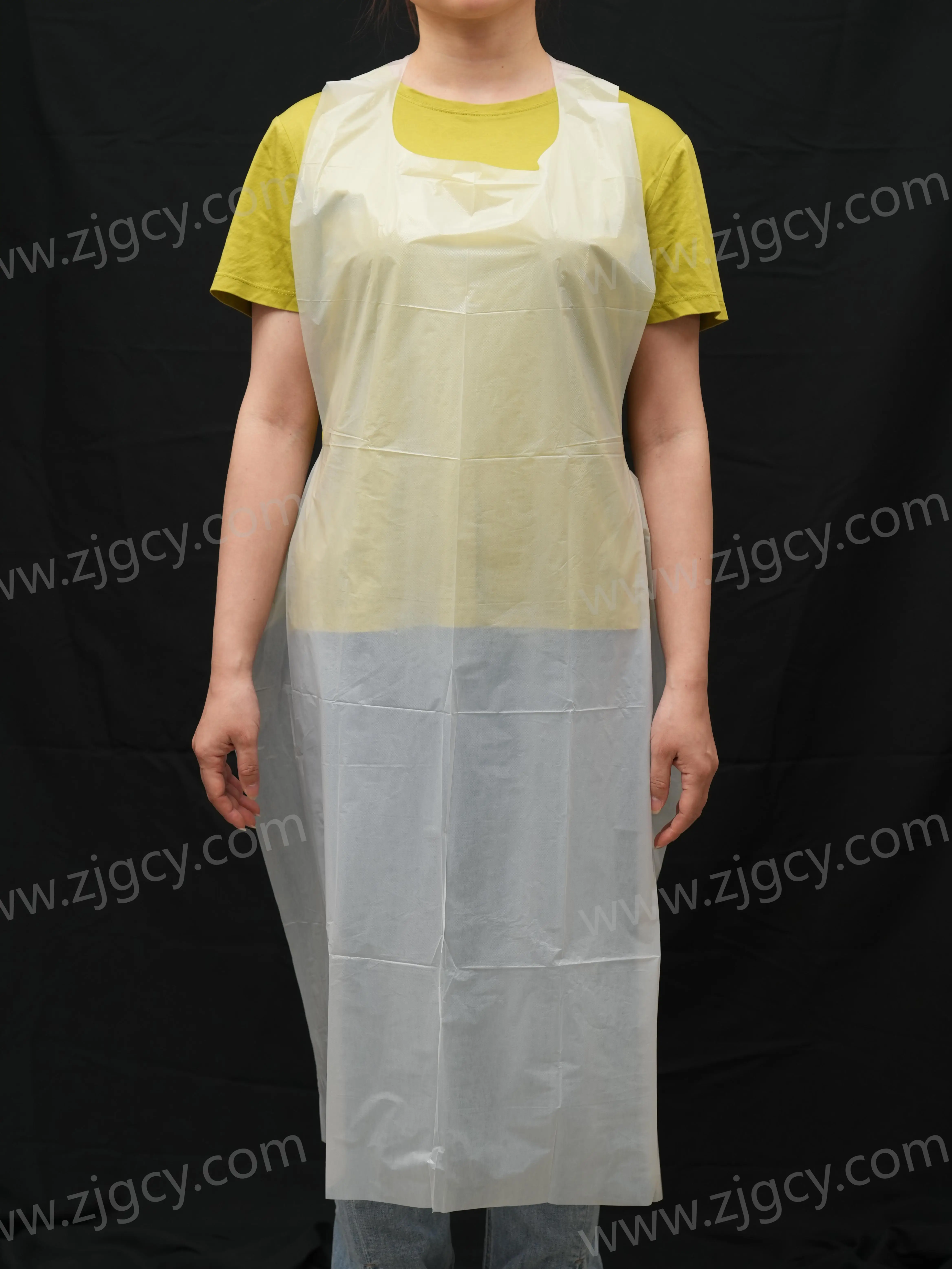 OEM Service Polyethylene Aprons Waterproof Plastic Large Size Disposable Pe Apron For Adult