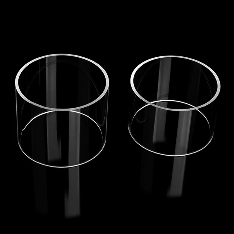 HM Heat Resistant Transparent Crystal Glass Pipe for Smoking