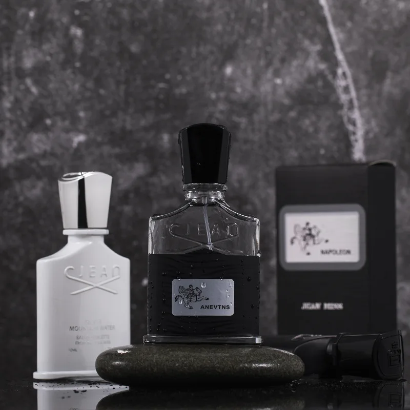 High Quality Creed Aventus Cologne Men 100ml Perfume Green Irish Tweed Creed Silver Mountain Water Original Class 3.3 Oz Branded