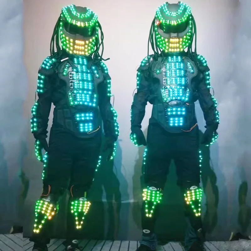 Fashions LED Warrior полноцветный комплект доспехов для сценических выступлений