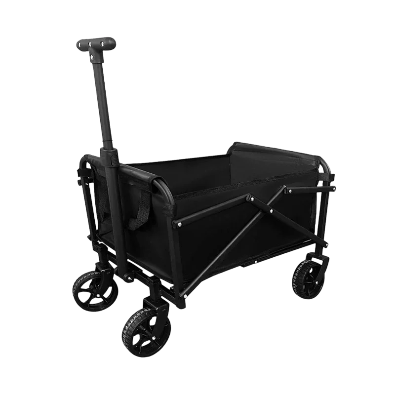Source Factory Collapsible Garden Camping Wagon Cart Trolley Stainless Steel Outdoor Camping Carts