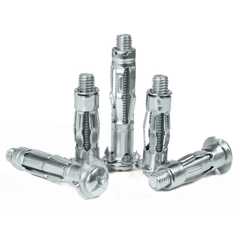 M4 M5 M6 M8 Gypsum Board Expansion Screw Aircraft Tube Pipe Hollow Wall Anchors Plugs Metal Expansion Bolt Home Improvement