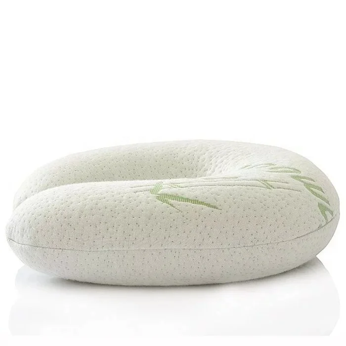 U Shape Bamboo Neck Support Pillow Memory Foam Neck Pillows
