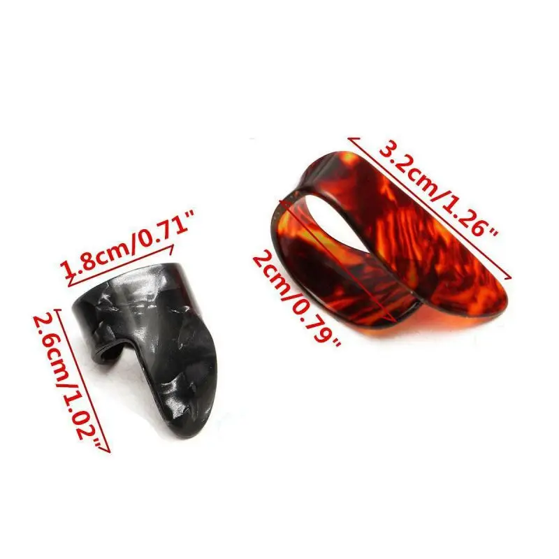 Customize Wholesale OEM 1*Thumb Pick 3*Finger Pick Wholesale Guitar Finger Cover Protector Celluloid guitar thumb finger pick