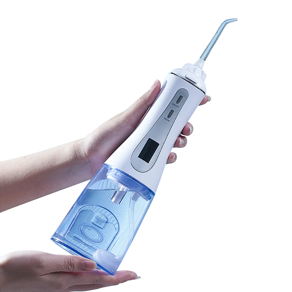 350 ML Dentist Recommended Oral Care Irrigator Water Flosser with 1800 mAh Dental Cleaning Device