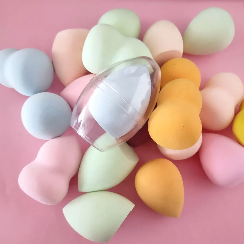 New Arrival Cute High Quality Latex Free Foundation Cosmetic Puff Colorful Beauty Makeup Sponge