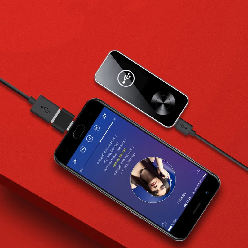 Captivating Sound Quality HD Sound Sports MP3 Music Player Support TF Card Music playback