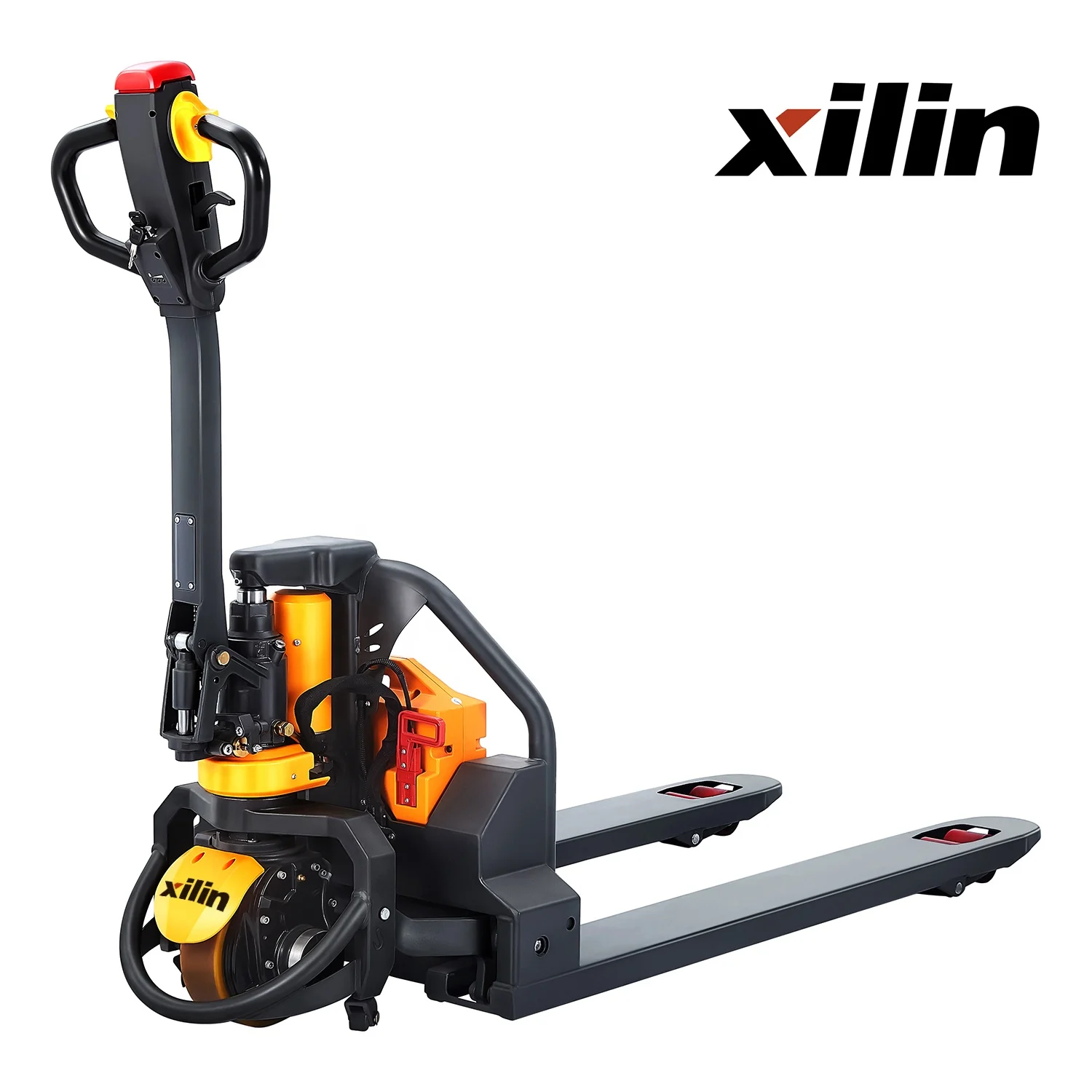 
Xilin 3300lb Full Lithium Power Hydraulic Self-propelled Electric Pallet Jack Truck With Multi Control Handle And Plug-in Batter 
