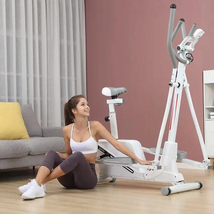 
Magnetic Elliptical Cross Trainer Fitness Exercise Equipment Spinning Bike 