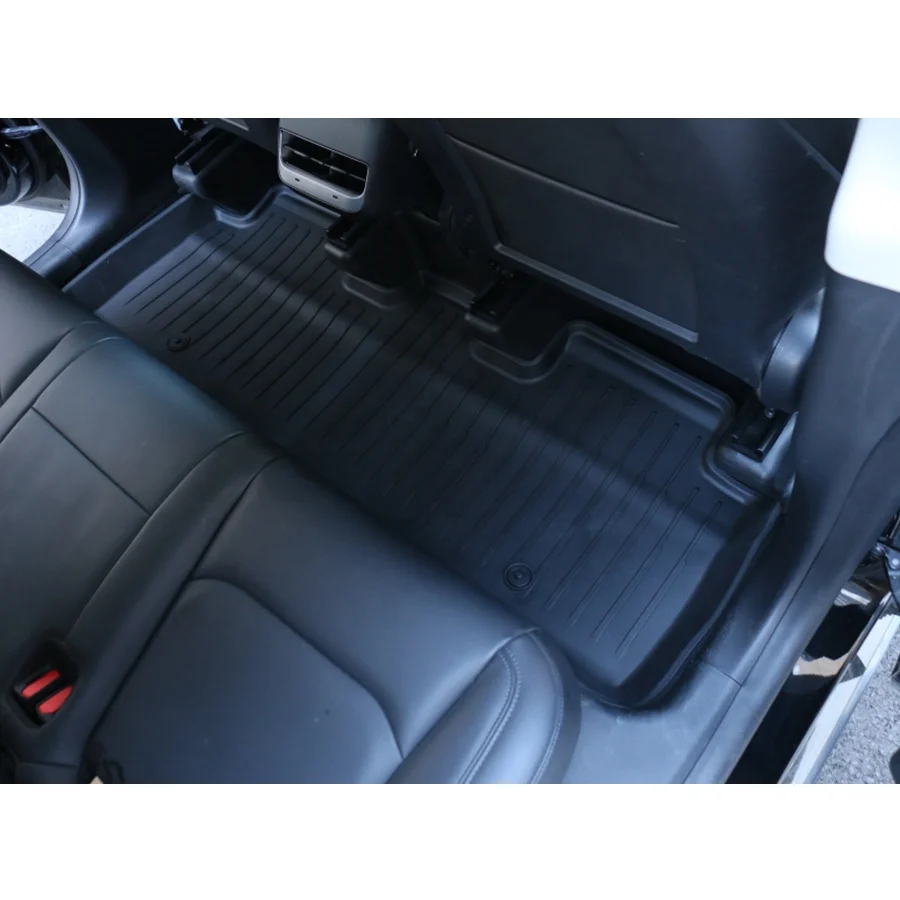 2023 New Design Car Carpet Floor Mats TPE With Velvet For Tesla Model Y Detachable double layer