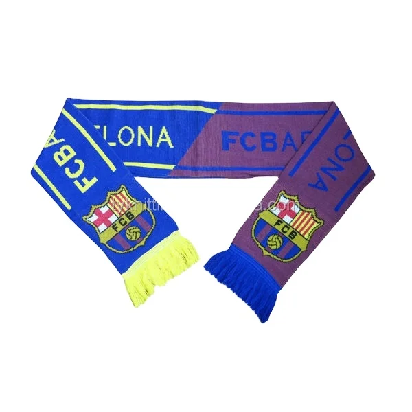 colorful fashion football club fans Scarf winter warm high quality