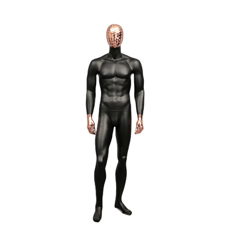 Fashion Matte Black Mannequins Full Body Models Window Display Man Mannequin Men Suit Model Mannequins For Men