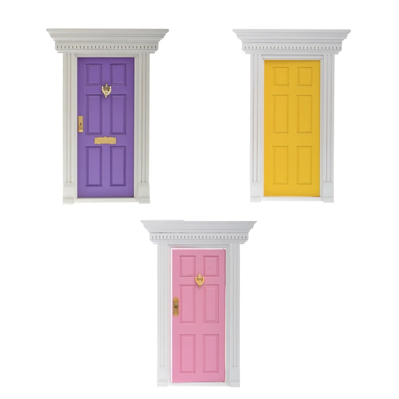 1:12 Dollhouse Miniature Door Tooth fairy Doors  QW60203 fairy Garden Accessories