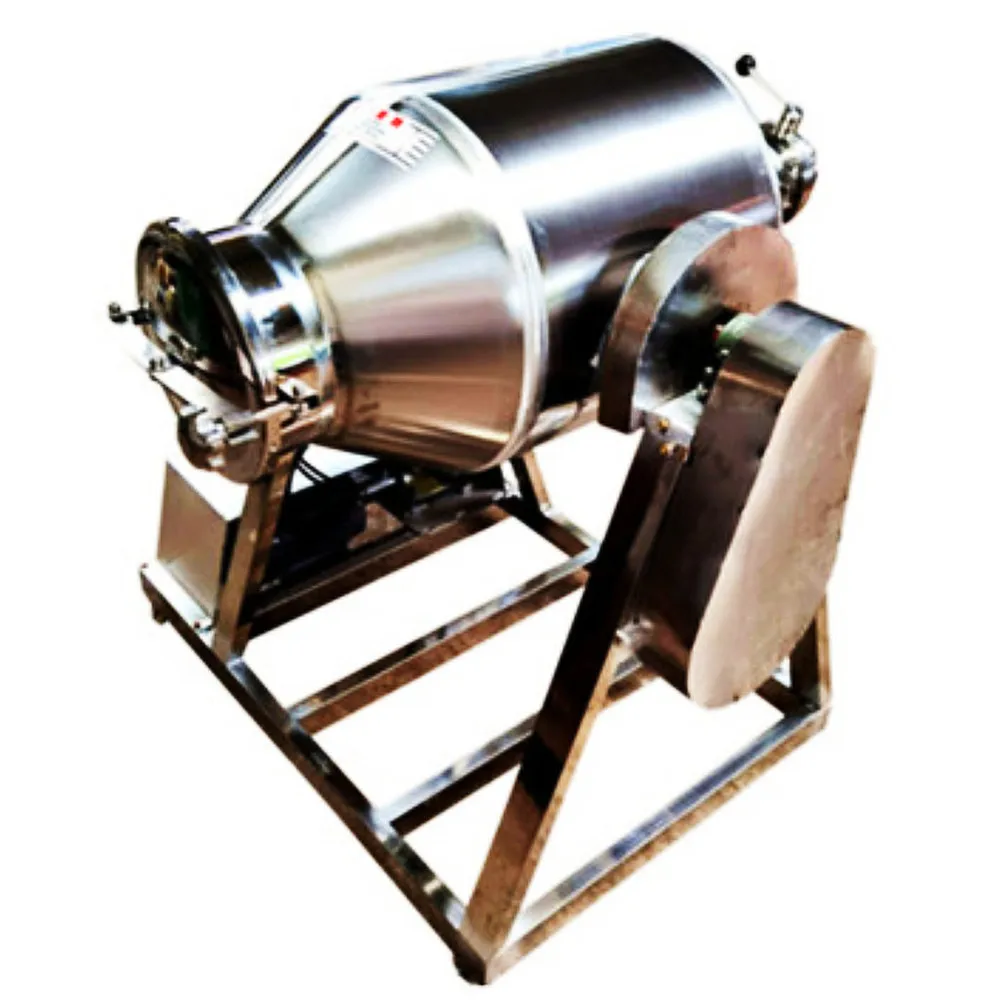 Dry powder spice premix premixer 50KG100KG200KG stainless steel drum mixer (1600365130065)