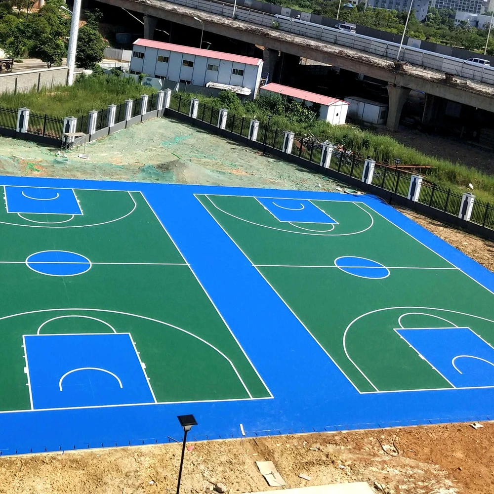 High-Performance Silicone PU Court Coating for Basketball Tennis Multi-Sport Facilities