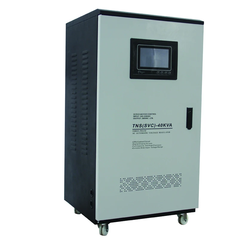 TNS 40KVA High precision Three Thinking Fully Automatic Voltage Regulator   360-430v  to 380v