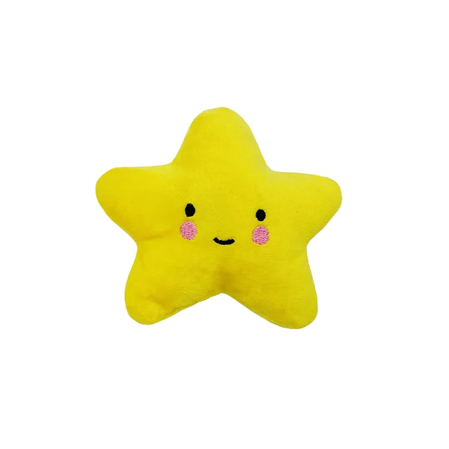 Wholesale Pet Plush Toys Pet Accessories Cute Dog Star Cloud Dog Squeaky Toy Puppy Toys