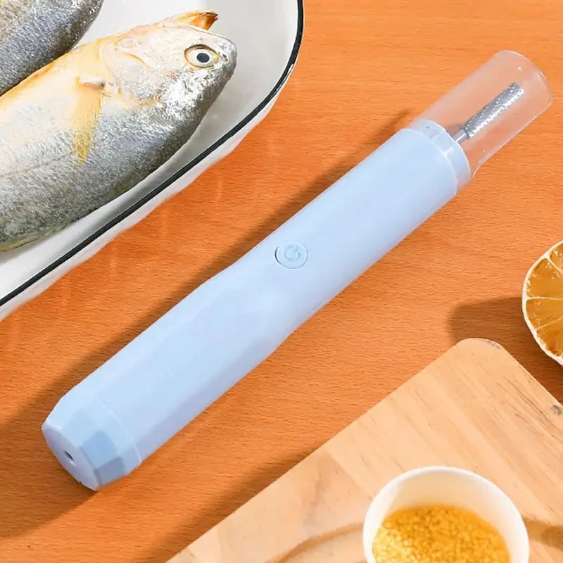 Fast Fish Scale Remover Fish Descaler Tool Skin Brush Scraping Cleaning Peeler