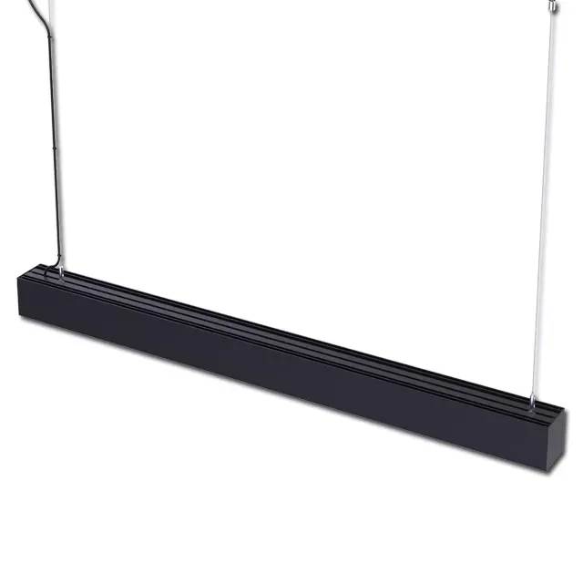Commercial indoor suspended led linear pendant light