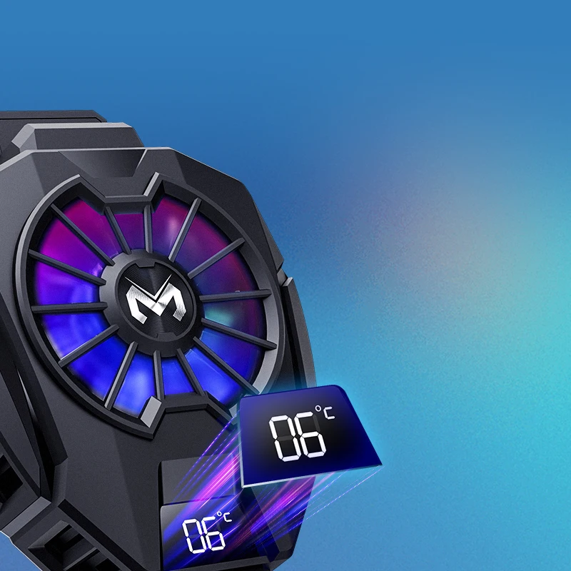 Smartphone Gaming Radiator With Fan Mobile Phone Radiator Game Cooler Fan For Smartphone