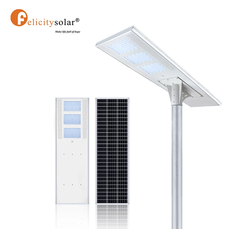 Felicity P3-80W Солнечный свет Ip65 водонепроницаемый открытый уличный 80W все в одном Интегрированный Светодиодный фонарь на солнечной