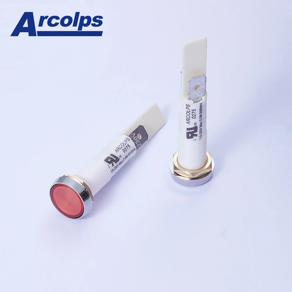 10mm panel cut-out  High temperature and waterproof indicator light
