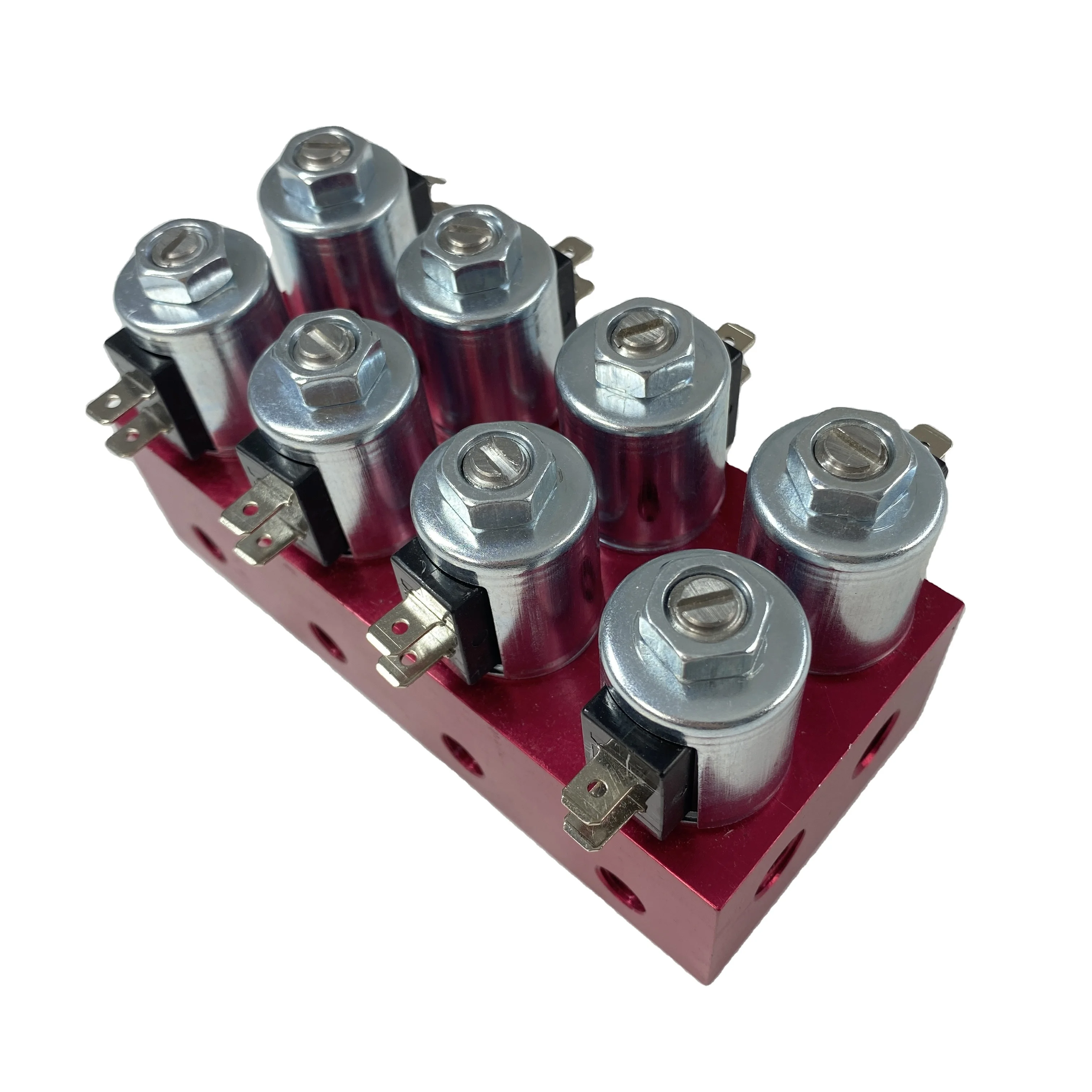 High Quality 3 Inch 8 Station Manifold Solenoid Valve 12VDC Wholesale