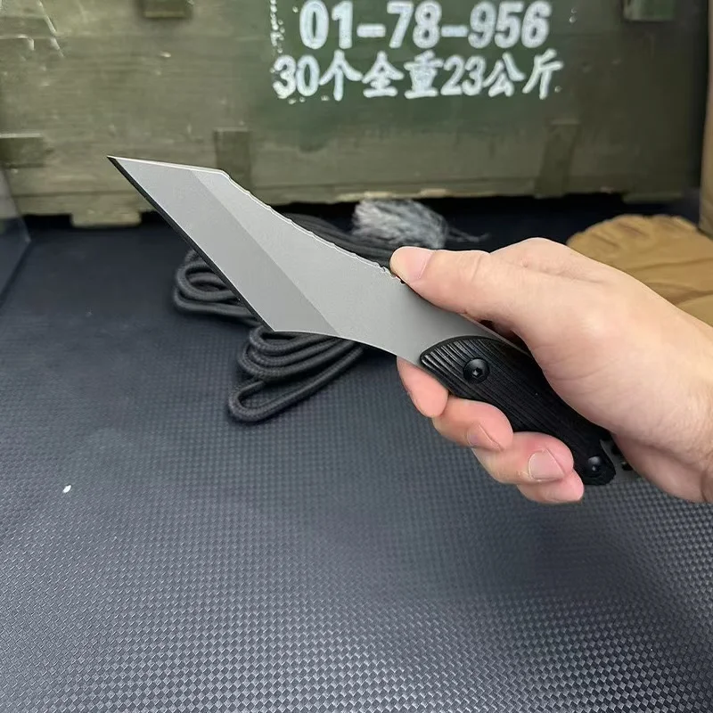 Online Hot Sale Custom Outdoor Camping Fixed Blade Knives Bushcraft Survival Hunting Knife