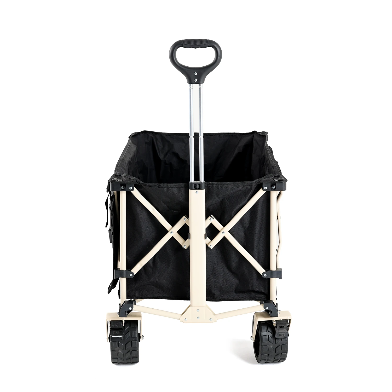 NPOT Wagon,heavy Duty Garden Cart Folding Wagon Storage Bag Fabric New Style Collapsible Folding 600D Oxford Shopping Cart Mesh