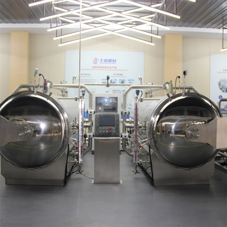 Automatic Heating Steam Generator Boiler Autoclave Retort Sterilizer Heating Tanks Used Meat Canned Food Sterilization
