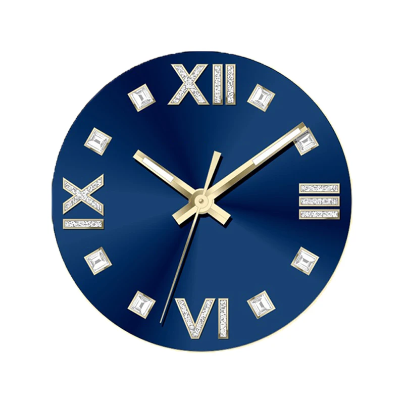 Custom Low MOQ Design Men Watch Dial Parts Changing Color Bule Green Face Dial For Watches