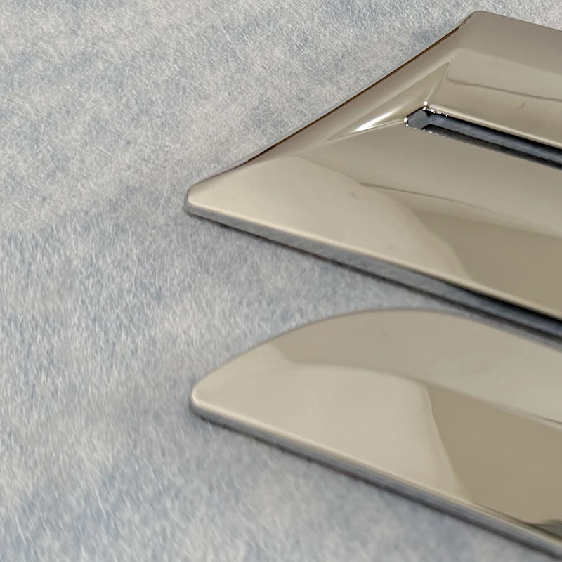 Suitable For Suzuki Car Chrome Plated S Logo Monogram Badge 2 Units