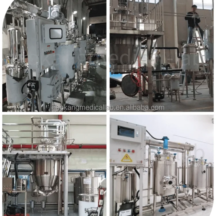 Ethanol Extractor hexane butane Solvent Extraction Machine Plant  Essential Oil Extraction tank Equipment