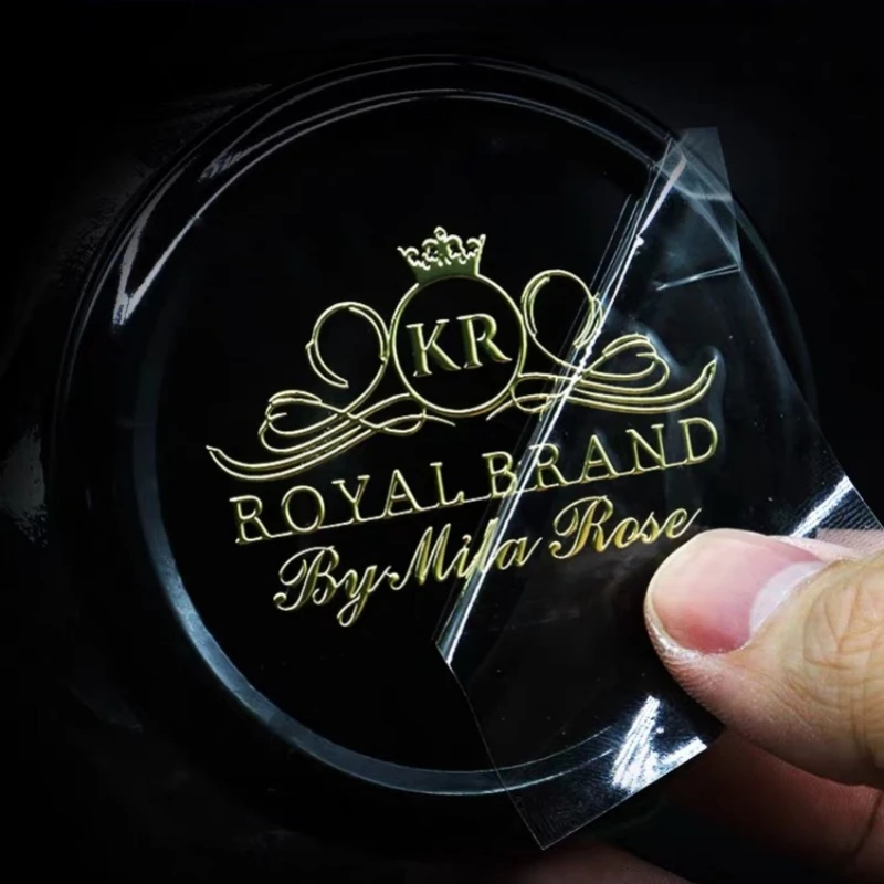 Custom logo self-adhesive metallic transfer car brand name sticker label metal 3D transfer sticker