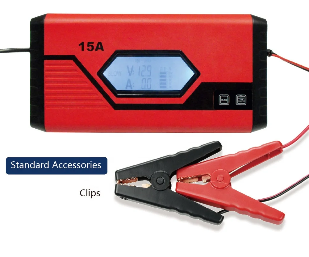 AC to DC 12 Voltage  15 Amp fast Car battery charger 12 voltage 7.5 Amp battery charger and Cigarette 12V / 6 Amp