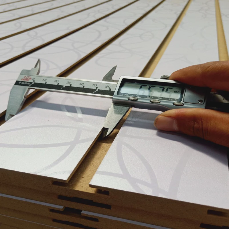 Grooved Slotted MDF Aluminum panels Slat Wall Decorative Slatwall for Store Display
