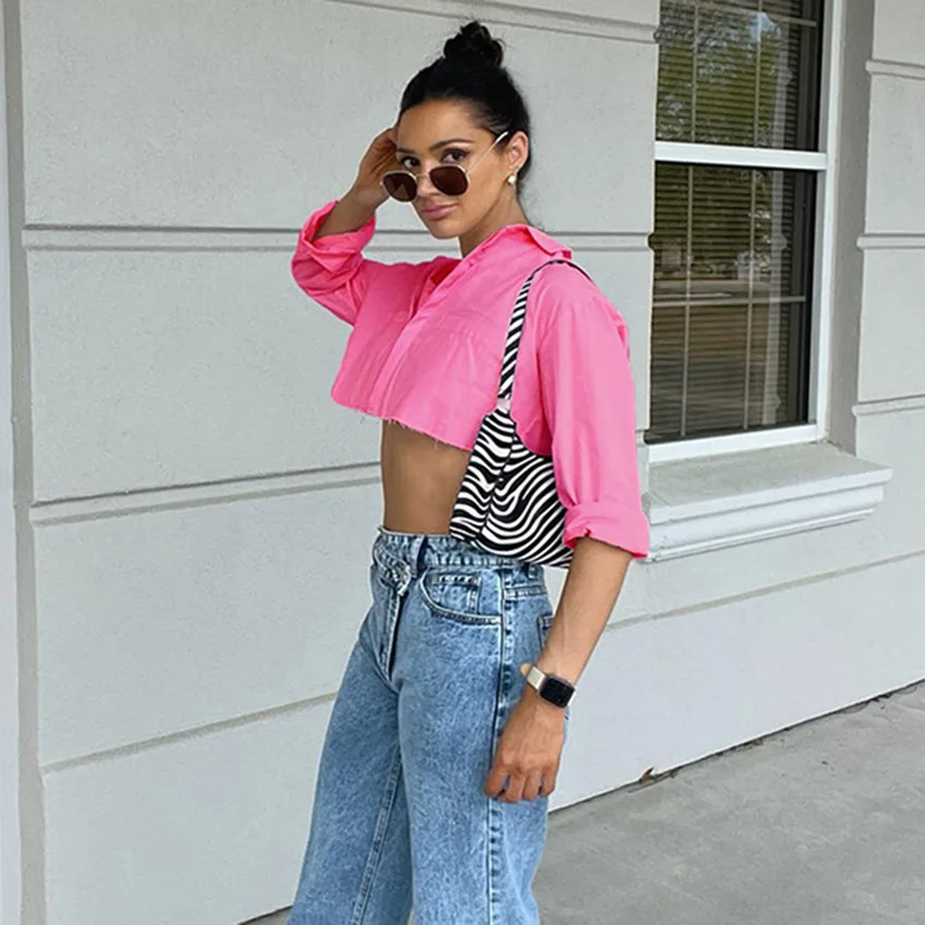 2023 летняя рубашка сексуальная приталенная блузка с рукавом три четверти универсальный дизайн модная женская одежда