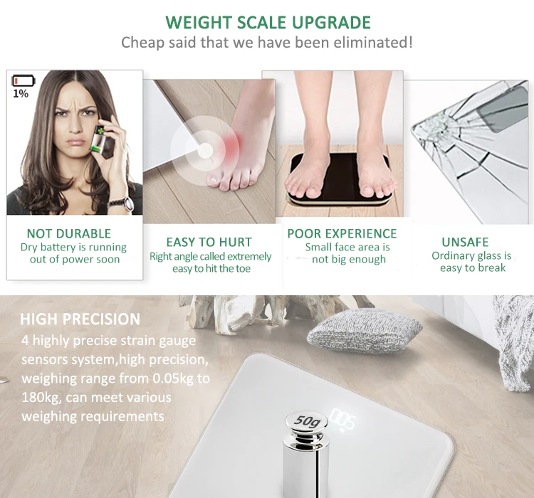 2021 manufacturers new wireless small electronic weight and body fat scale bathroom digital scale