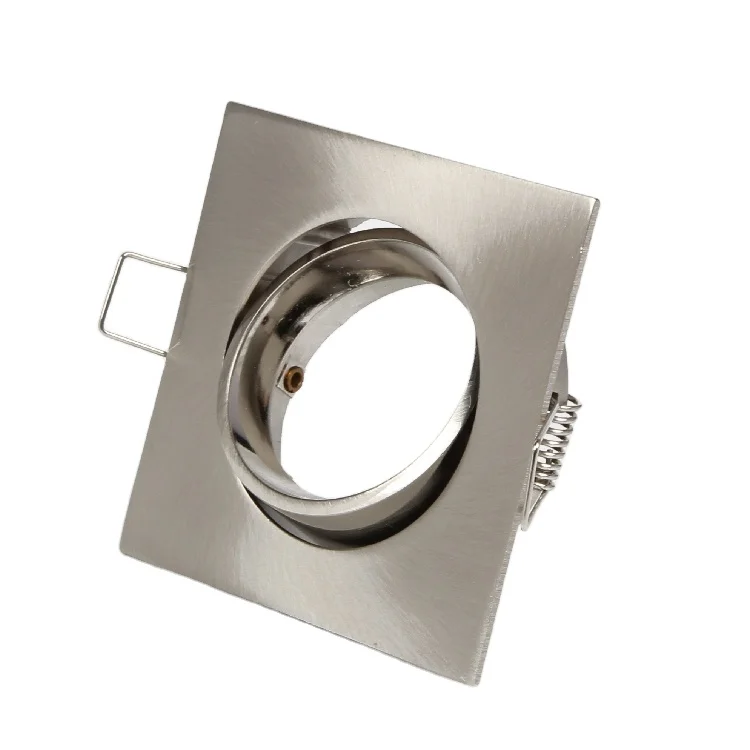 Алюминиевый утопленный квадратный Точечный светильник smd cob MR16 GU10, светодиодный потолочный точечный светильник