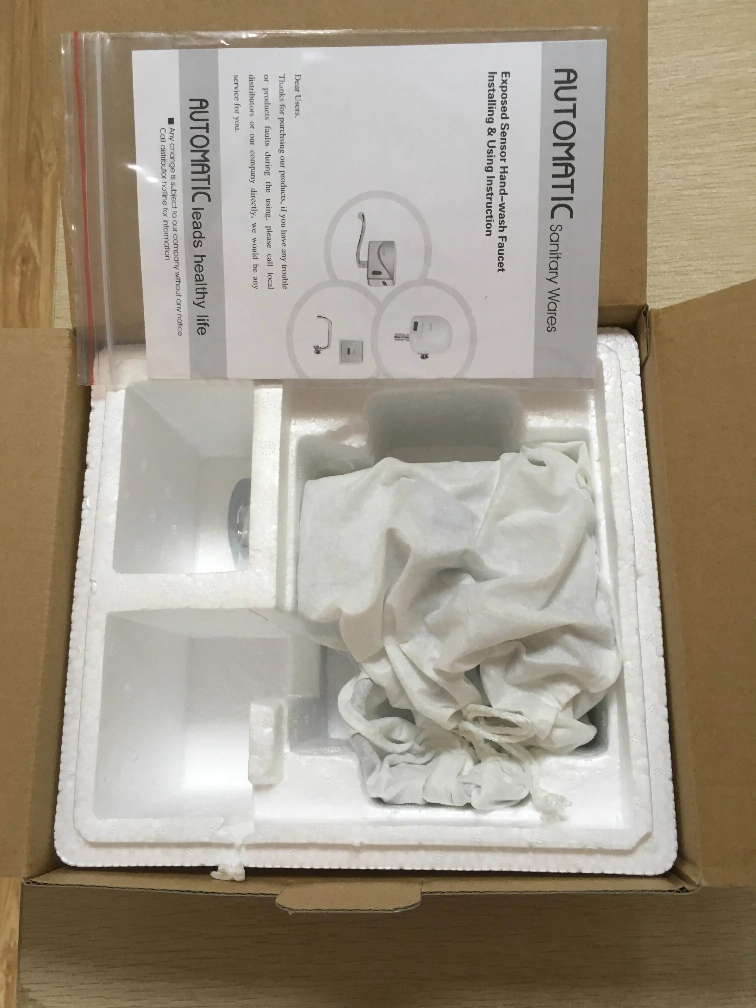 Touchless Sensor Faucet  Non-contact Semi-Automatic  Sensor Water Tap HY-268D/A