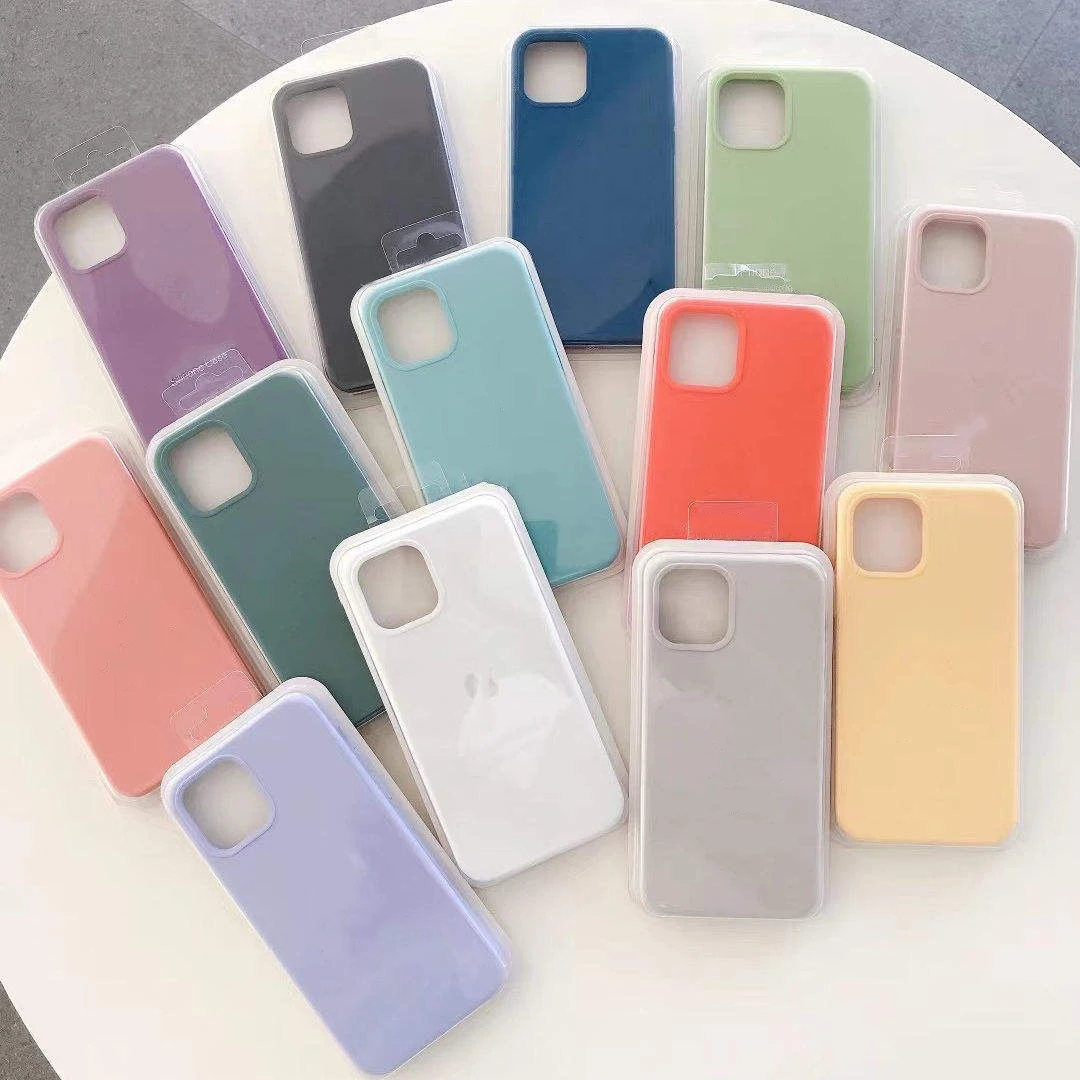 Высокое качество жидкий силикон чехол на телефон для Iphone 14 13 12 11 Pro Max