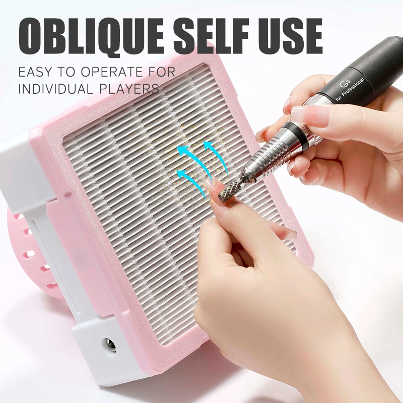 Wholesale Multi-function 40W Dust Suction Manicure Machine Professional Electric 7200RPM Nail Dust Collector for Nail Salon