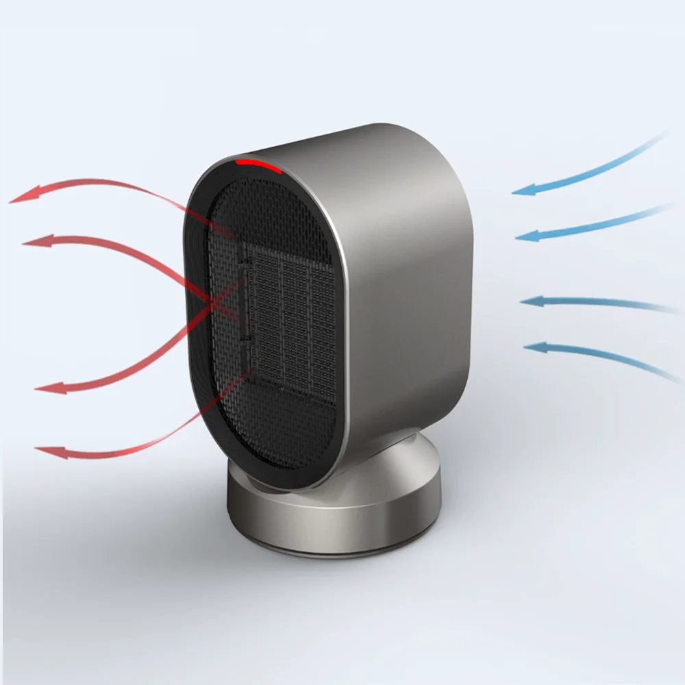 Ceramic Heating Portable Energy Saving Household Space Air Hot ptc heater 600w mini electrical silent heater for bedroom